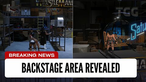 WWE 2k25 Backstage Area Archive Brawl Footage Released