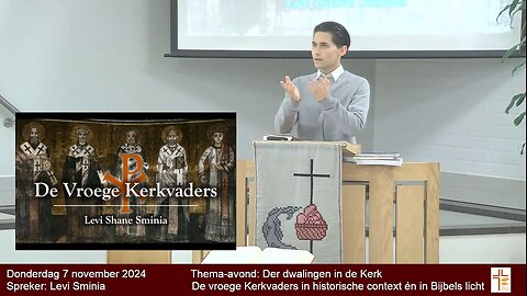 Levi Sminia | De Vroege Kerkvaders - Baptistengemeente Amsterdam Noord