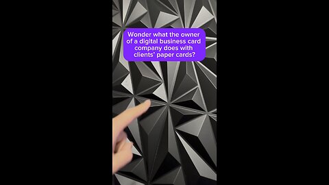 Paper cards suck