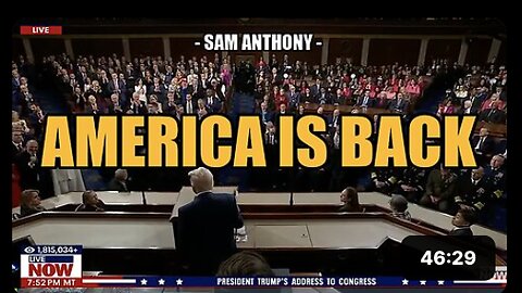 AMERICA IS BACK! BYE BYE IRS!! -- Sam Anthony