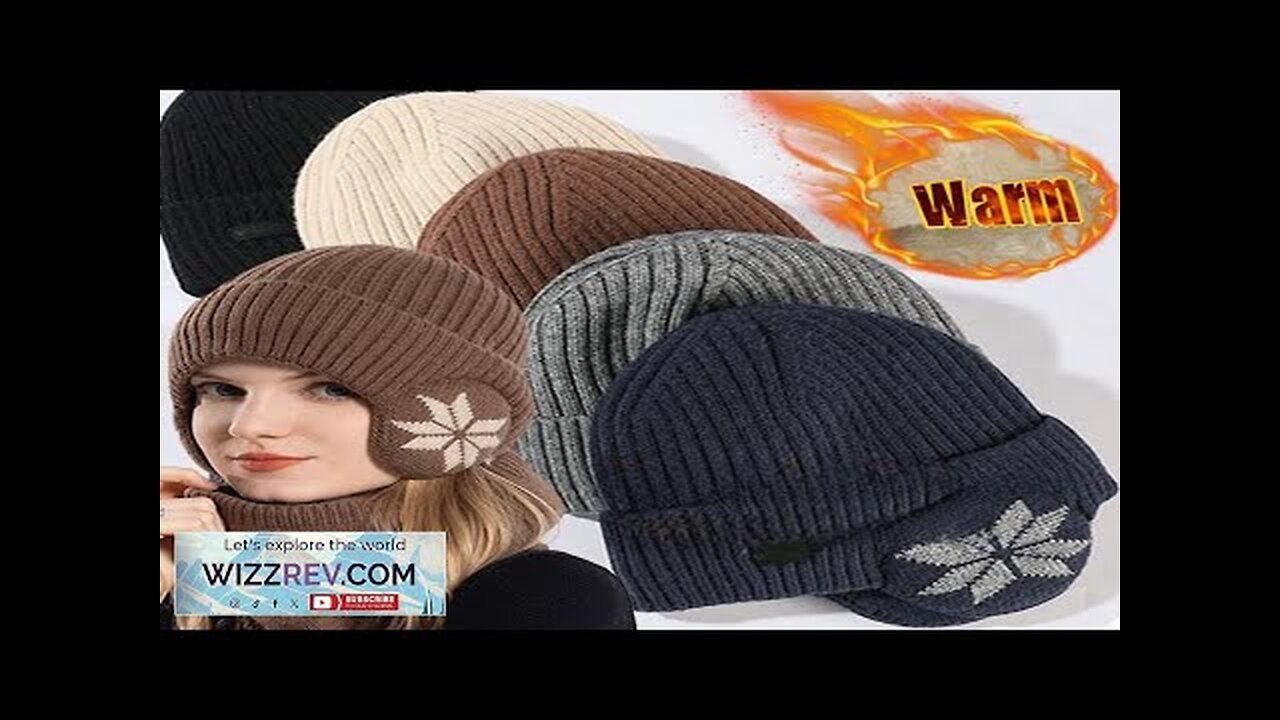 2024 Winter Earmuff Cap Men Warm Thickened Knitting Wool Beanie Women Outdoor Review