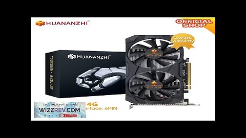 HUANANZHI R9 370 4G Graphics Cards 256Bit GDDR5 HDMI-Compatible DP DVI GPU Review