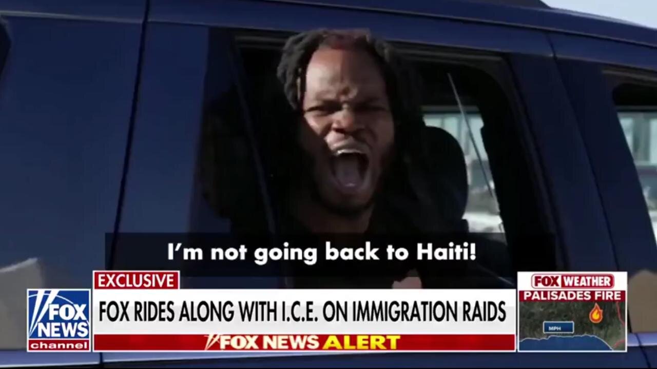 Listen to what criminal illegal immigrant shouts as he's arrested by Trump's ICE