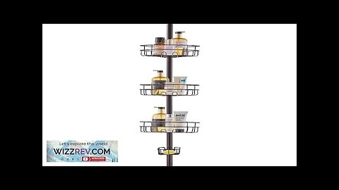 VEVOR 39" to 125" High Shower Corner Caddy Tension Pole Rust-Proof Tension Review