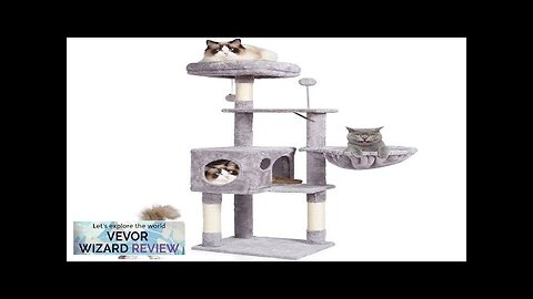 VEVOR Cat Tree 45.2" Cat Tower with Cat Condo Sisal Scratching Post Review