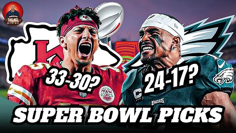 Eagles WILL UPSET Chiefs To Spoil 3 Peat, Or Do Chiefs Beat Eagles In Shootout Super Bowl Rematch?