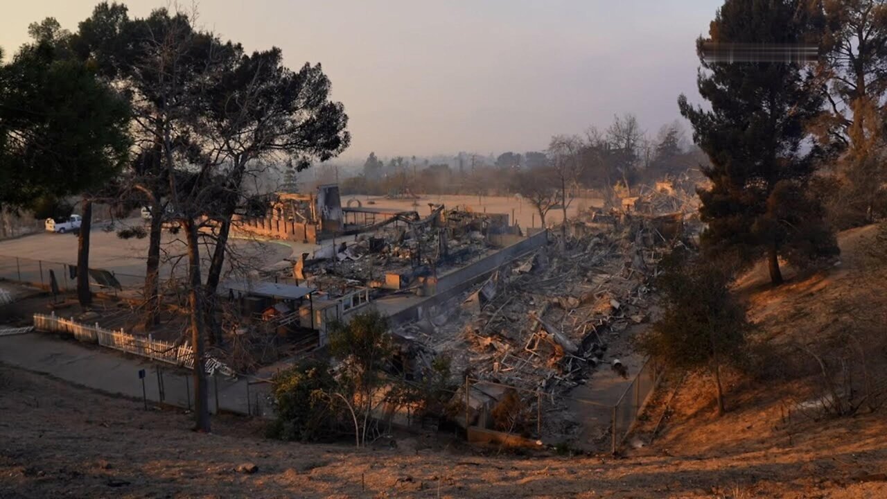 Structures Still Burning From Eaton Fire 2nd Night