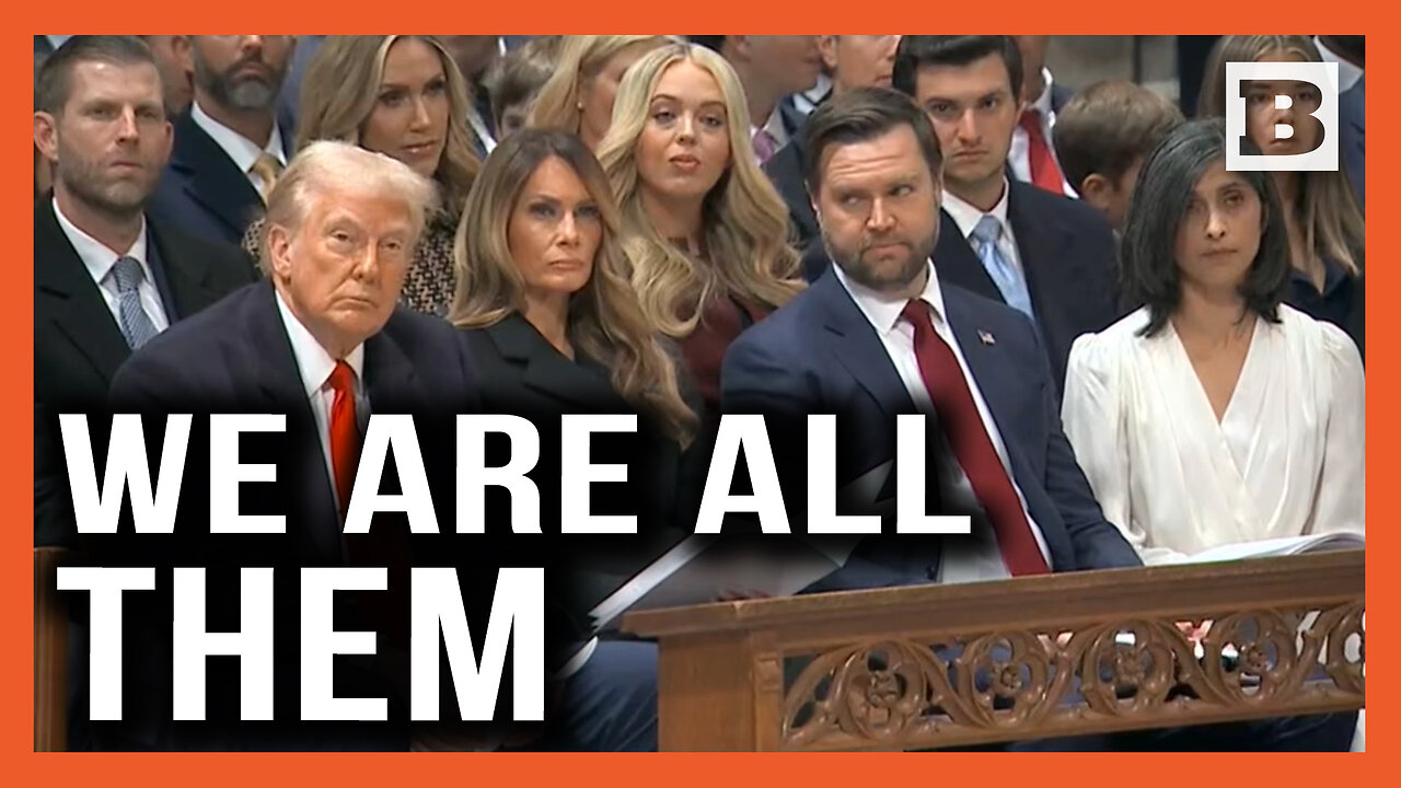 Trump Family Stares Daggers as Female Woke-Scold "Pastor" Berates Trump from Pulpit at Service