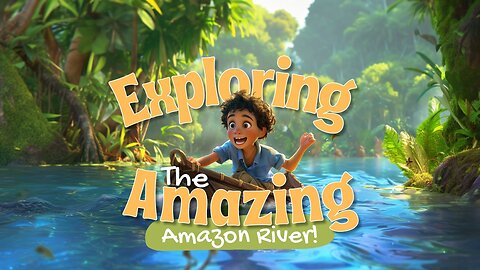 Exploring the Amazing Amazon River! | Kids Learning Animated Video 🌿🐠