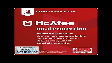 McAfee Total Protection 3 Device Antivirus Internet Security Software Review