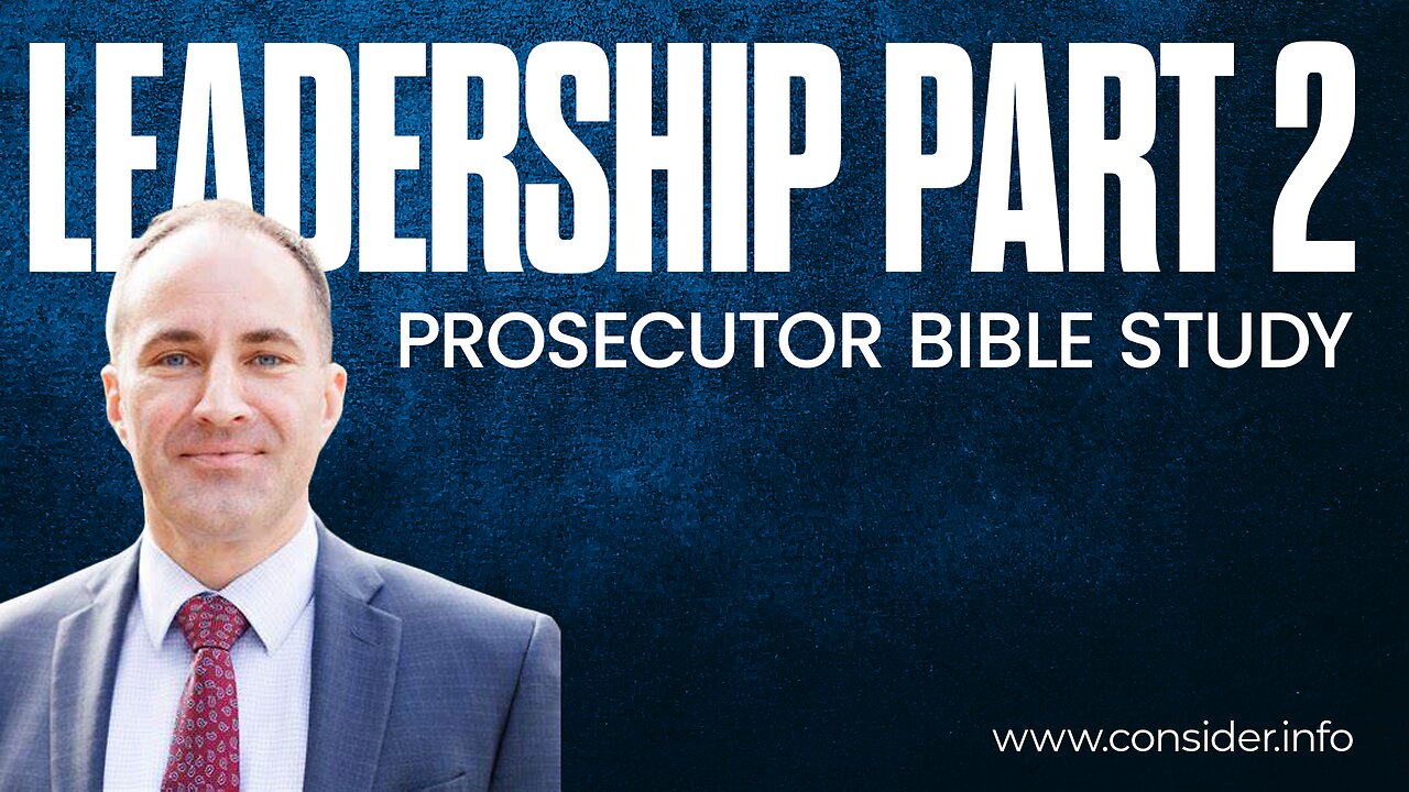 Prosecutor Bible Study Time : Leadership Part 2 : Hireling