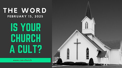 Is your church a cult?