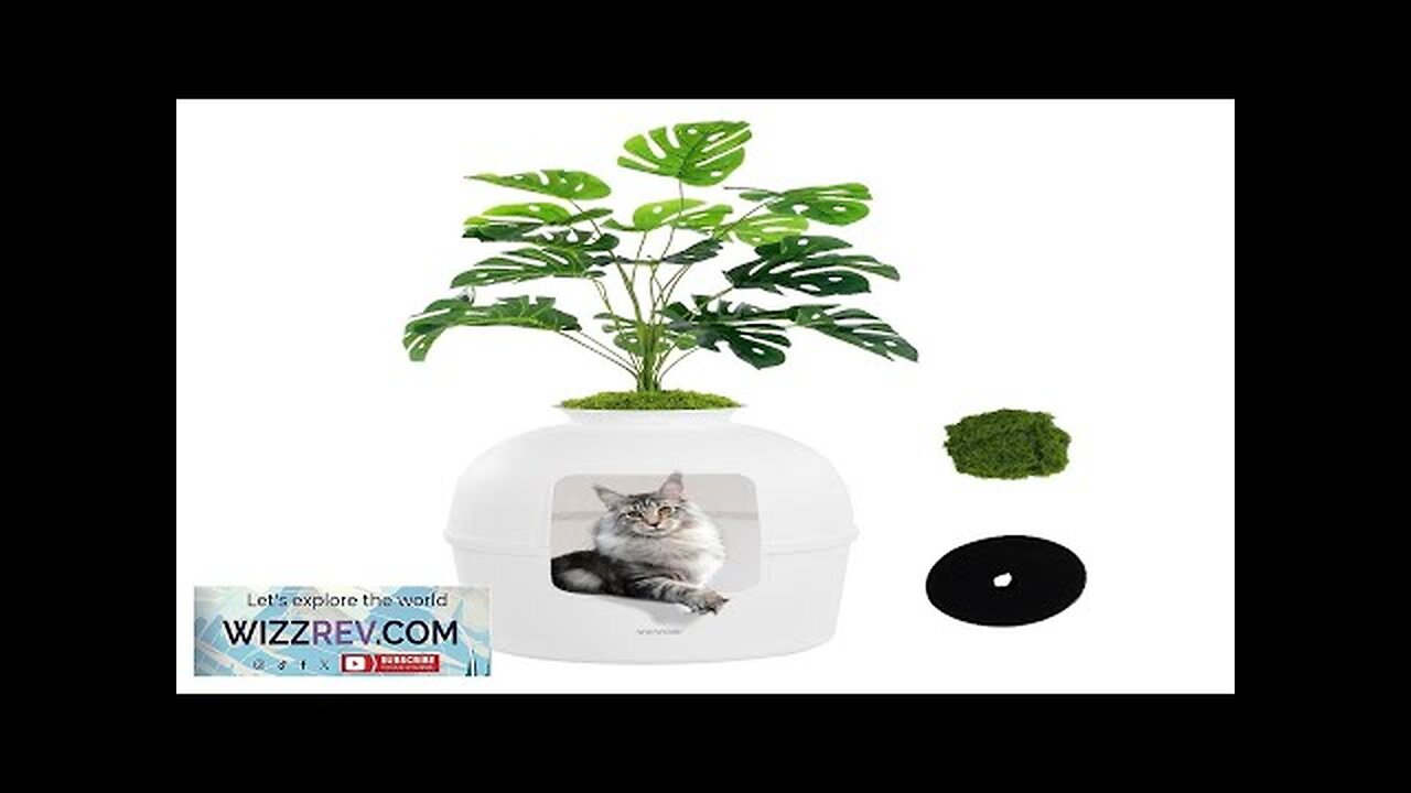 VEVOR Odor-Free Plant Cat Litter Box Hidden Cat Litter Box with Artificial Review