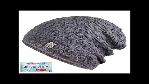 Winter Warm Hat Unisex Outdoor New Wool Knitted Beanies Casual Cotton Hats Review