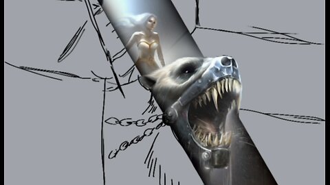 Battle bear- painting process