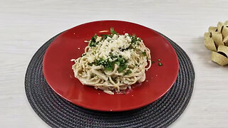 Garlic Mushroom Pasta super easy recipe