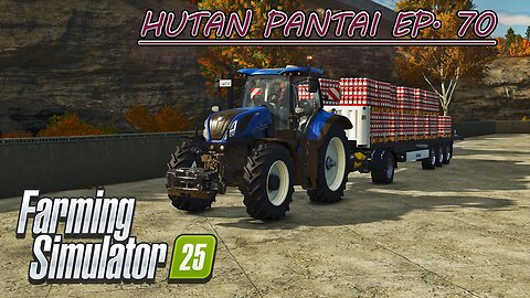 Laying Out a Poplar Field. Loading Flour w/ Palfinger. | HUTAN PANTAI EP. 70 | Farming Simulator 25