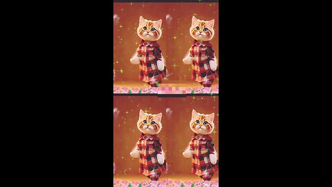 Very cute cat dance 🥰🥳🥰 #trending #AI #cat #dance #shorts #viralvideo
