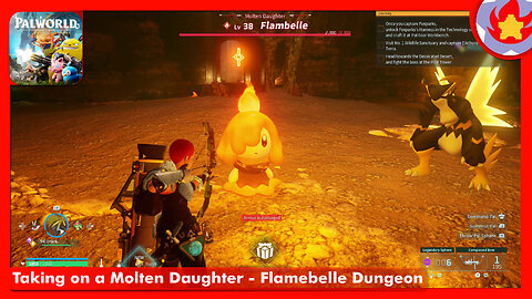 Taking on a Molten Daughter - Flamebelle Dungeon | Palworld