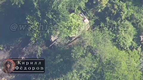 Strike on an M1A1 Abrams tank using the Lancet kamikaze drone in the Avdiivka direction.