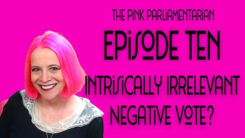 The Intrinsically Irrelevant Negative Vote? - The Pink Parliamentarian Ep.10