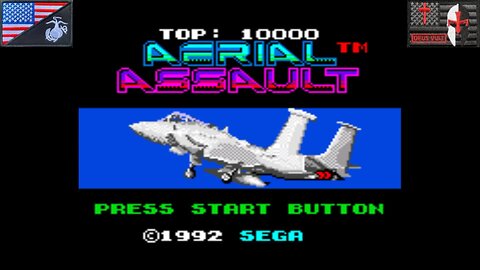 Aerial Assault (Sega Game Gear - Attract Mode) [NA Version of "エアリアル アサルト"]