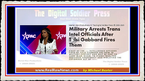 Military Arrests Trans Intelligence Officers After Tulsi Gabbard Fires Them