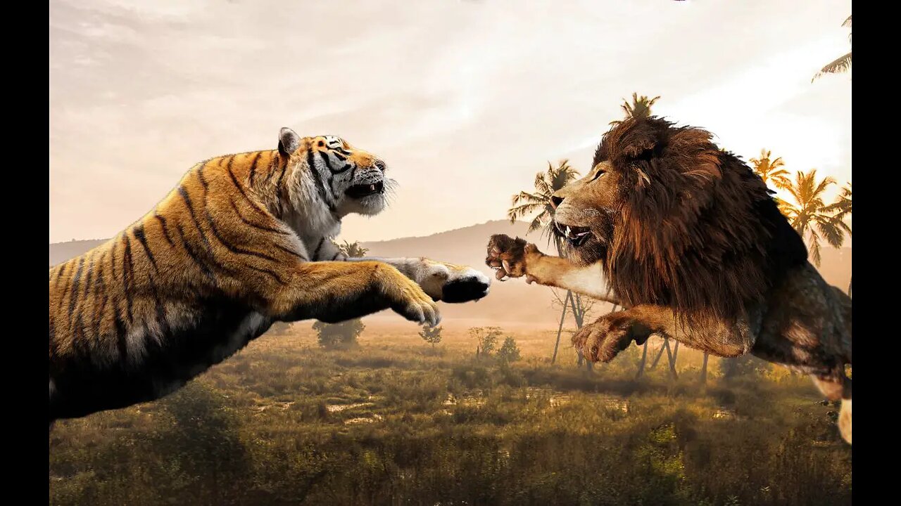 LION vs TIGER!! Who would win??🤔