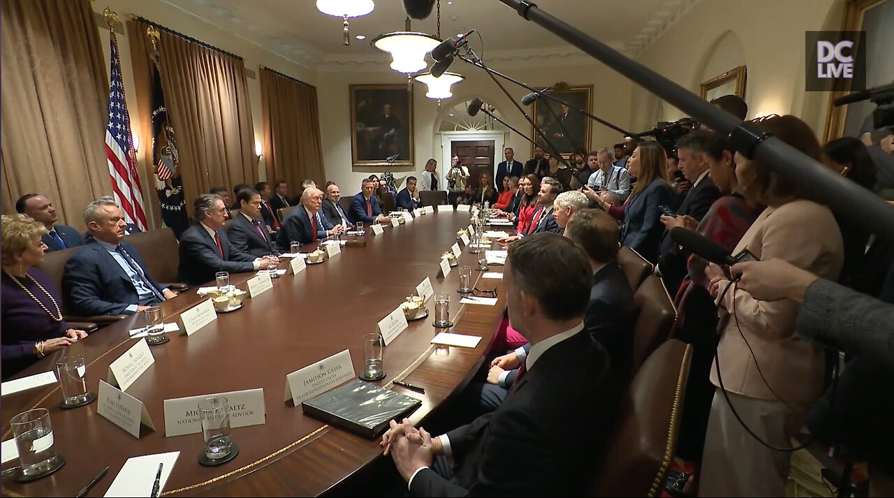 President Trump's First Cabinet Meeting That Rocked Washington.