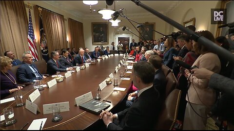 President Trump's First Cabinet Meeting That Rocked Washington.