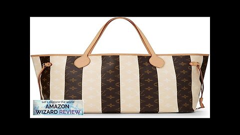 Louis Vuitton Pre-Loved Monogram Canvas Cream Rayures Neverfull MM CreamThe stylish Review