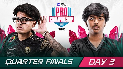 ONEGAME PRO CHAMPIONSHIP S2 | DAY 3 | QUARTER FINALS | BGMI | GROUP C | #godlike #orangutan #8bit