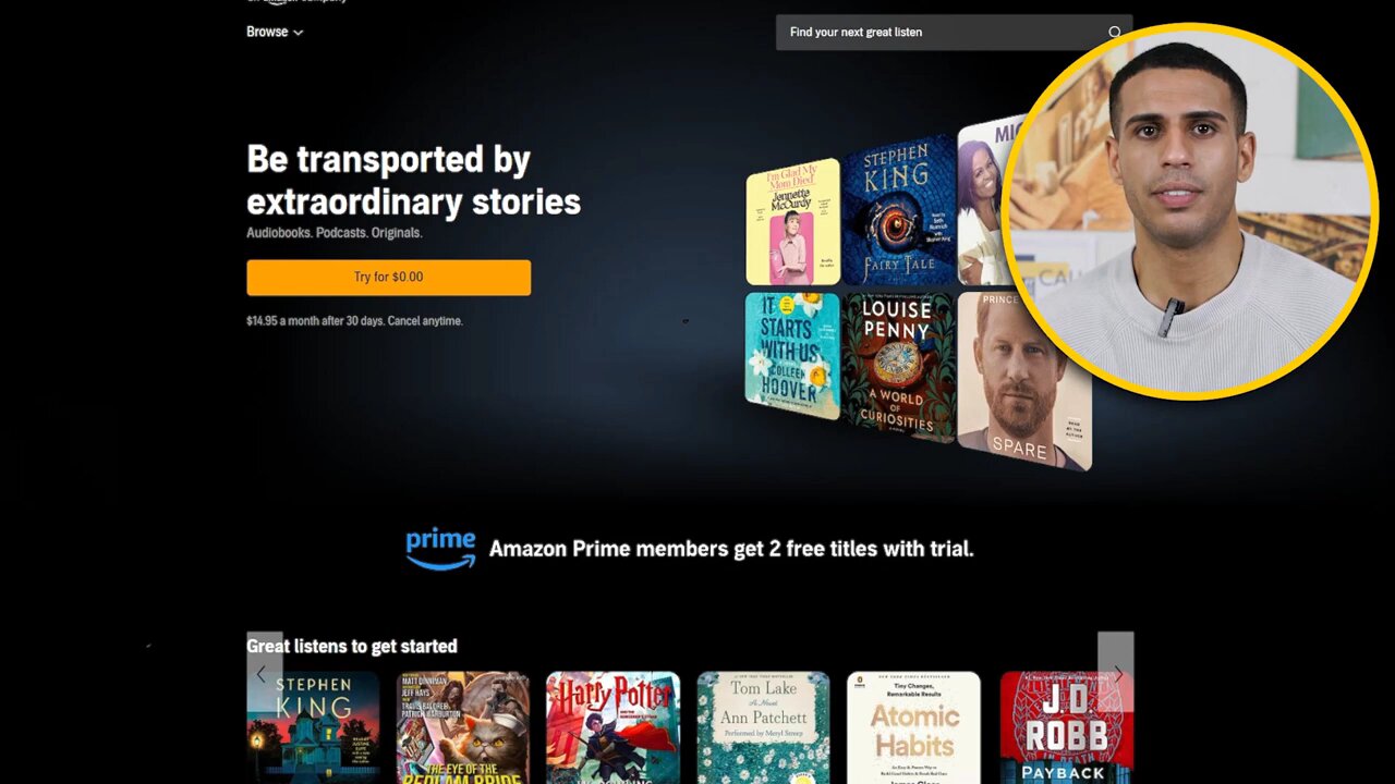 how to use audible in 2025? beginner guide( check my description 👇👇)