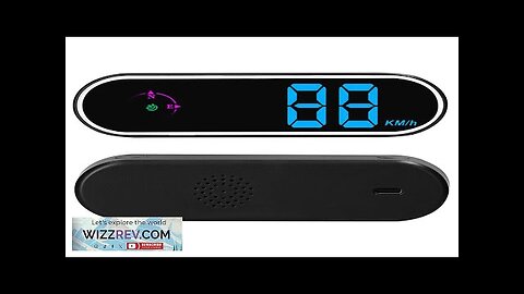 Car Head Up Display GPS Digital Speedometer with Color LED Display Clock Review