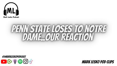 Penn State's Season Ends || Mark Lesko Pod clips #pennstatefootball