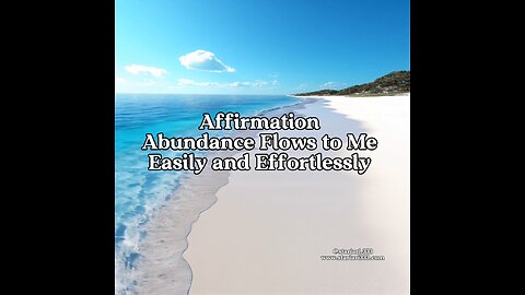 Affirmation for Abundance