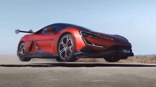 Chinese EV Supercar Can Hop Over Potholes And Police Road Spikes