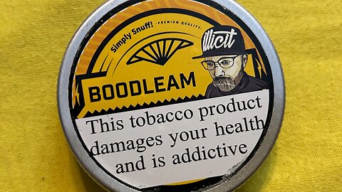 Simply Snuff Boodleam Nasal Snuff Review