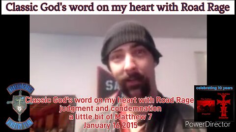 classic God's word on my heart judgment and condemnation a little bit of Matthew 7 January 16th 2015