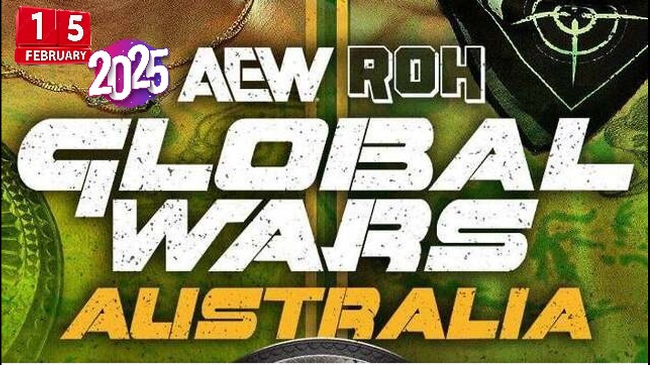 AEW ROH Global Wars Australia Results 15th February 2025