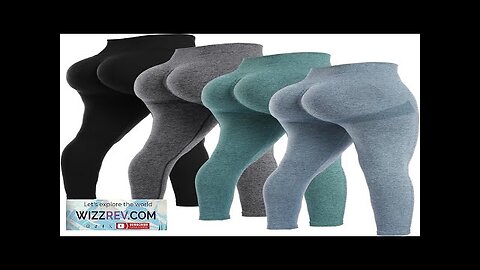 NORMOV 4 Piece Butt Lifting Workout Leggings for Women Seamless Gym Scrunch Review