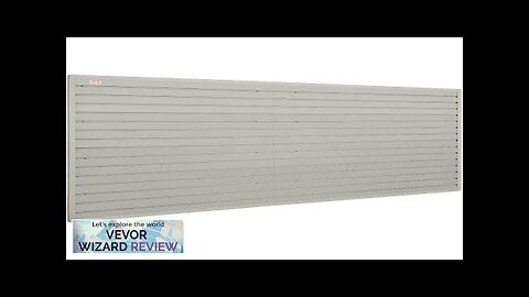 VEVOR Slatwall Panels 4 ft x 1 ft Gray Garage Wall Panels Review