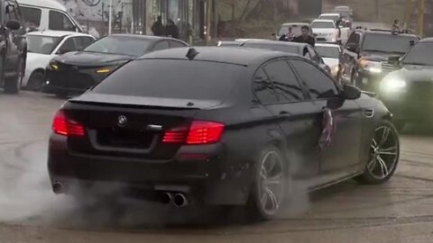 BMW drifting