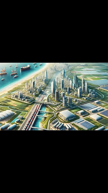 👆 The proposed “Gaza 2035” vision reimagines Gaza as a,