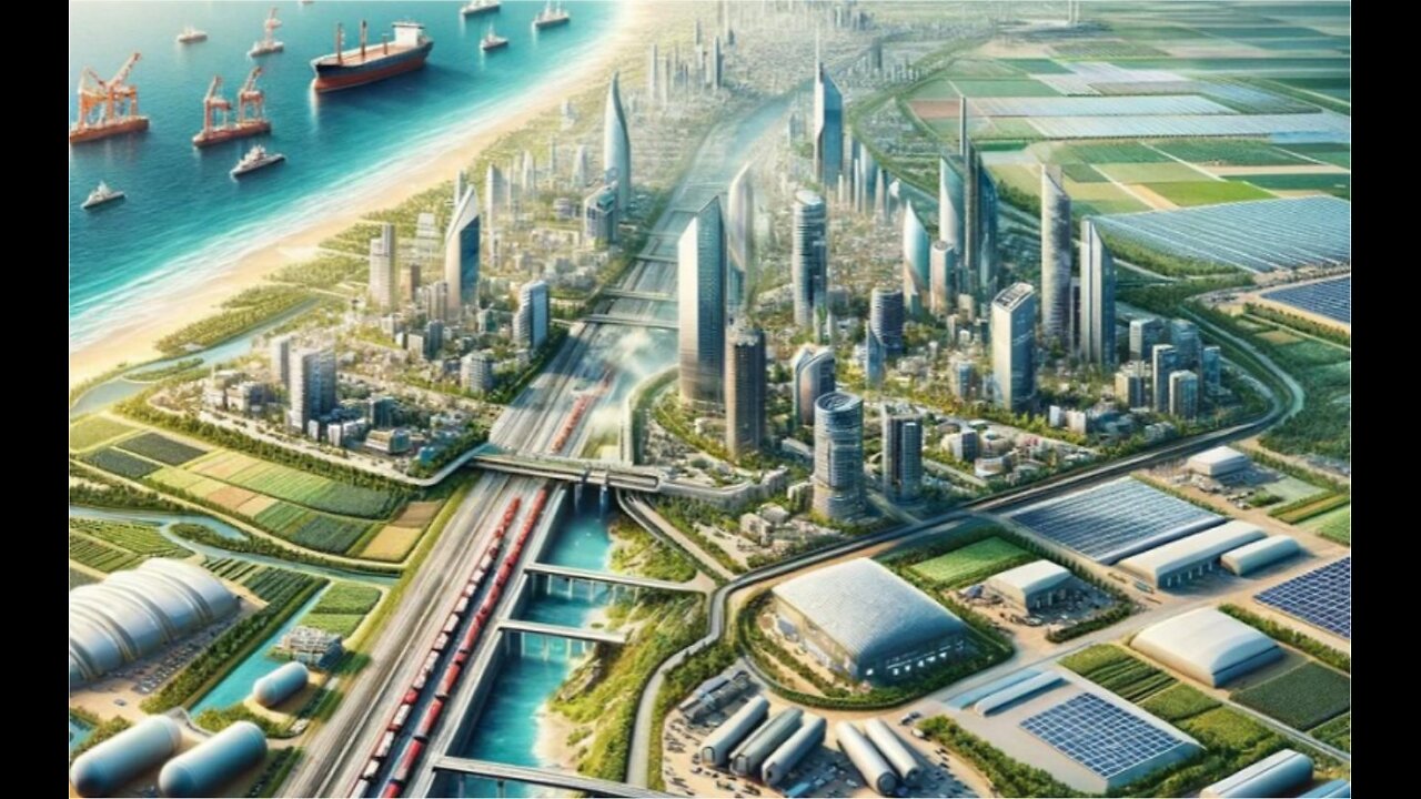 👆 The proposed “Gaza 2035” vision reimagines Gaza as a,