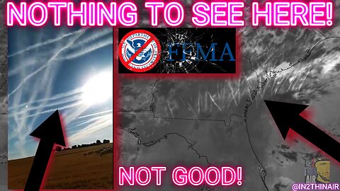 🚨FEMA You're FIRE - FLORIDA "LINES In The SKY!" MAKING people Sick!