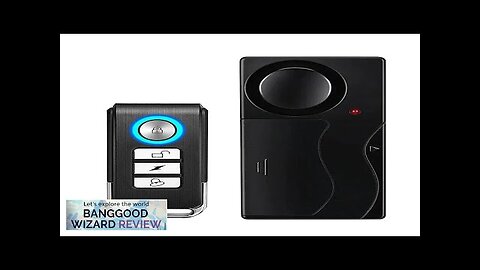 SF04R Wireless Anti-Theft Alarm with Remote Control Door and Window Vibration Alarm Review