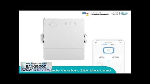 SONOFF TH Origin 16A/20A WiFi Smart Switch Temperature Humidity Monitoring Switch Smart Review