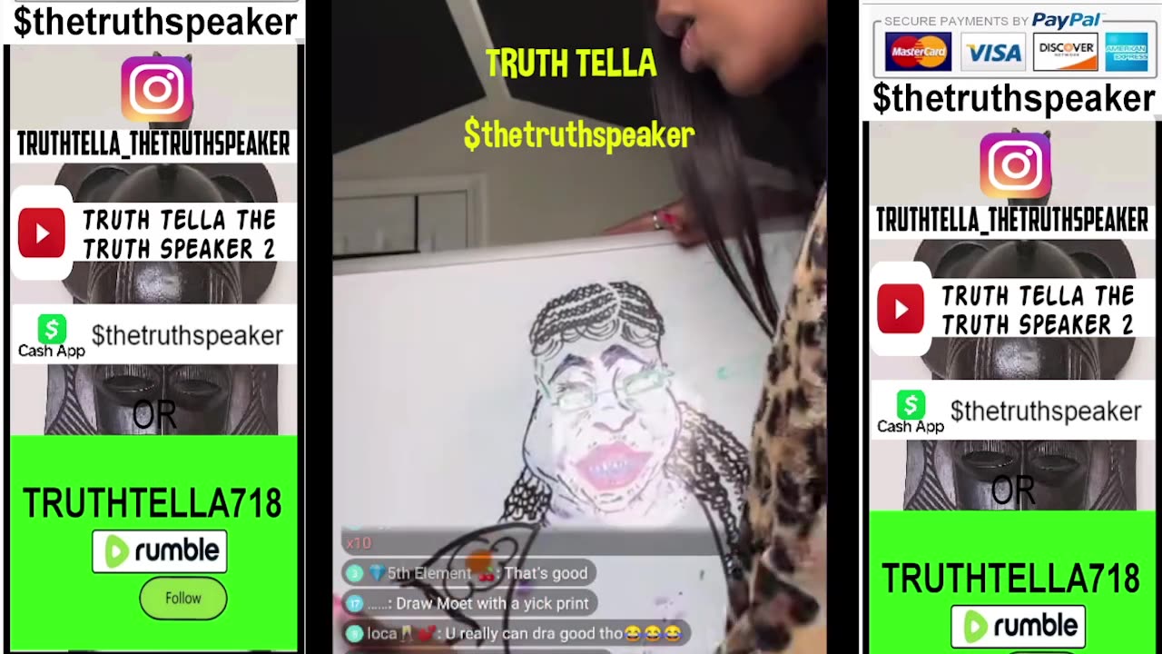 LIYAH THE DOLL GETS BACK TO THE WHITEBOARD & DRAWS MOETGODDESS THEN LINES 21BADBITCH