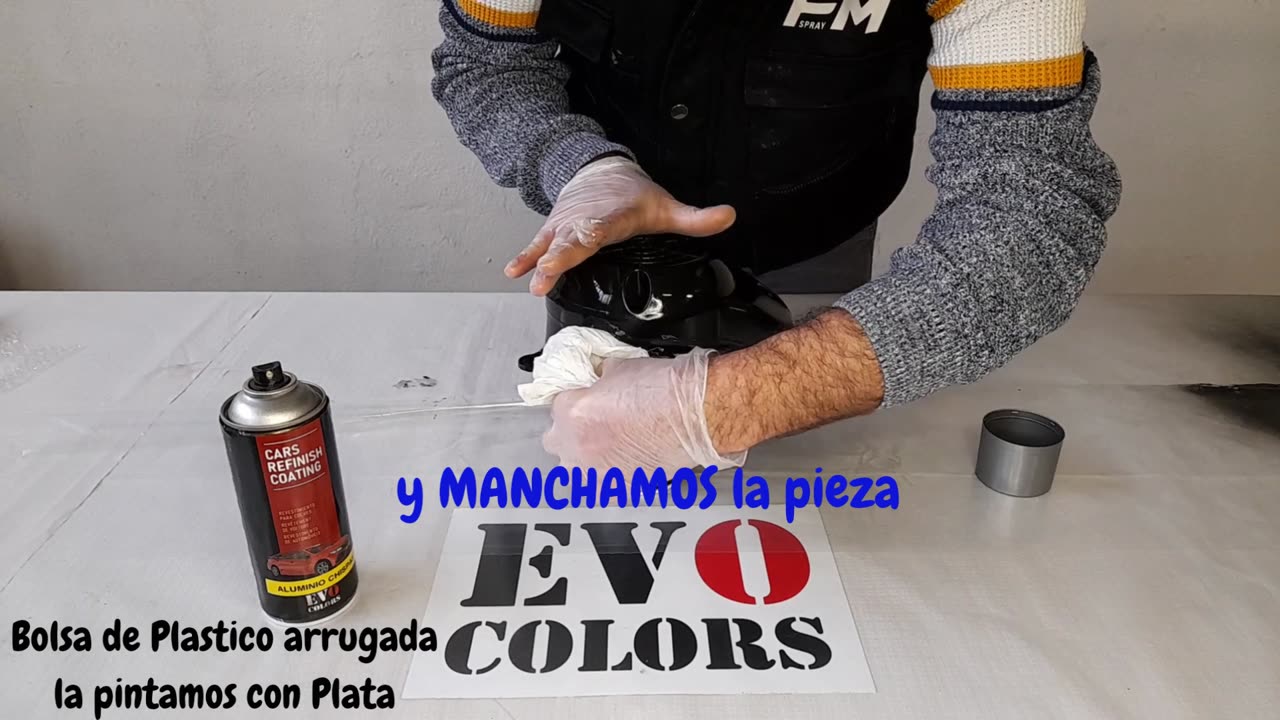 Hacer EFECTO MARMOL con PINTURA CANDY